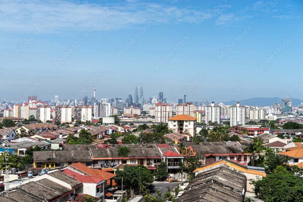 View of downtown Kuala Lumpur, Malaysia