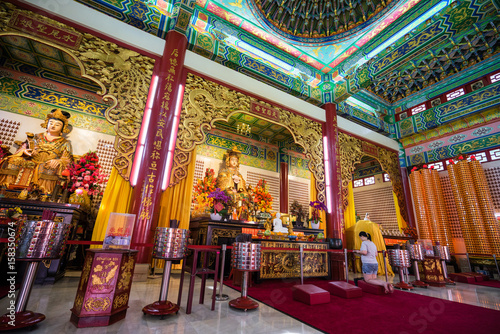 Canvas Print View of traditional Chinese temple in Kuala Lumpur, Malaysia