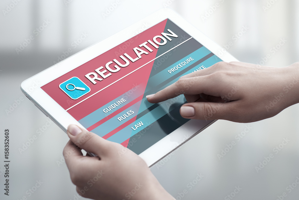 Regulation Compliance Rules Law Standard Business Technology concept Regulation Compliance Rules Law Standard Business Technology concept