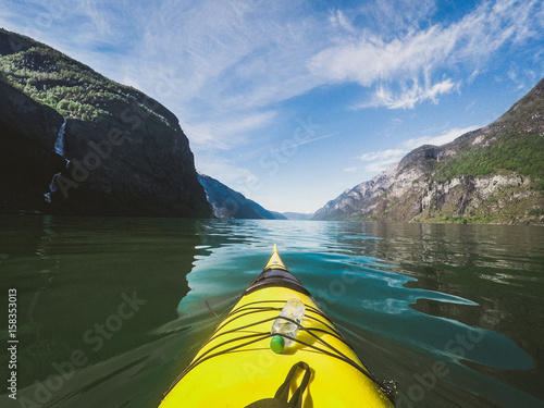 Kayaking in Norwegian Fjords © Annie