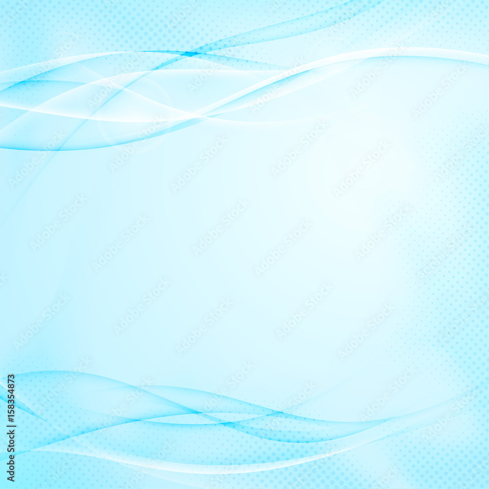 Bright blue light dotted halftone futuristic background. Abstract modern technology swoosh blue and white futuristic dotted graphic wave layout Bright blue light dotted halftone futuristic background. Abstract modern technology swoosh blue and white futuristic dotted graphic wave layout