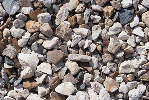 Granite gravel texture. Construction materials.
