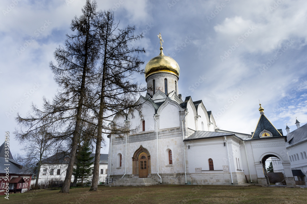 Medieval Savvino Storozhevsky monastery in Zvenigorod, Virgin nativity cathedral