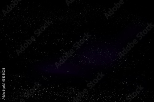 Abstract dark background Many stars dust and grain in the universe