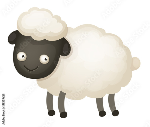Cartoon Cute Sheep