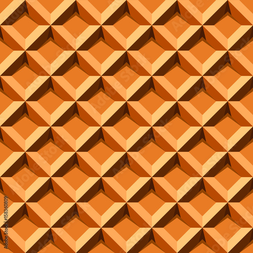 Seamless pattern with waffel texture