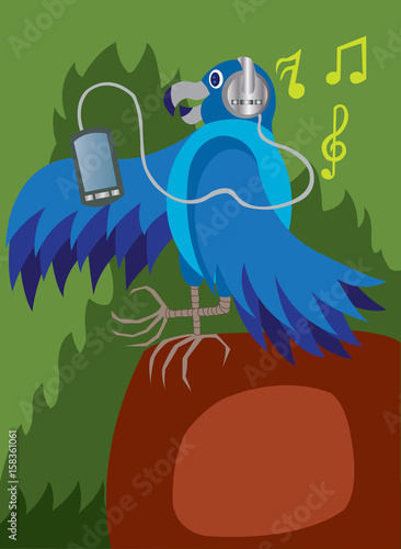enjoying toon music
