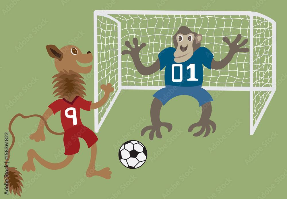 Fototapeta premium free kick 1