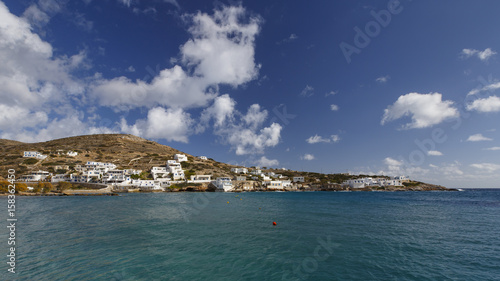 Sikinos island in the Cyclades island group in Greece. photo