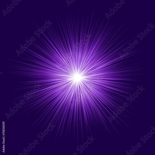 Abstract purple blast design on dark background