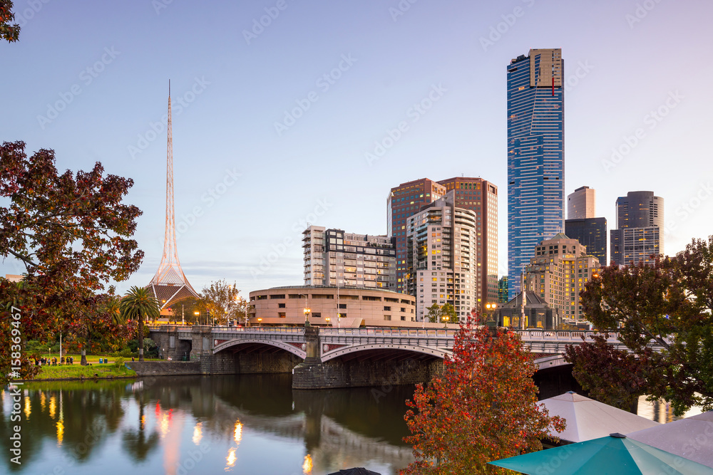 Obraz premium Melbourne city skyline