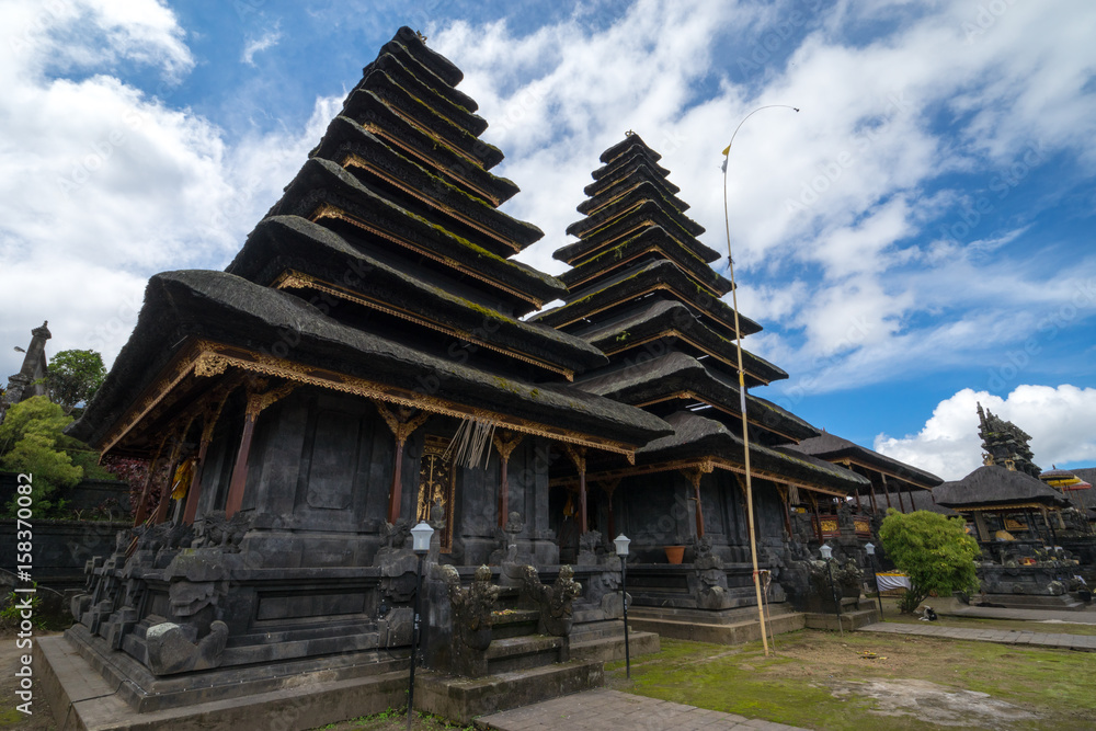 Fototapeta premium View of mother temple Pura Besakih, the holiest and largest temple in Bali, Indonesia