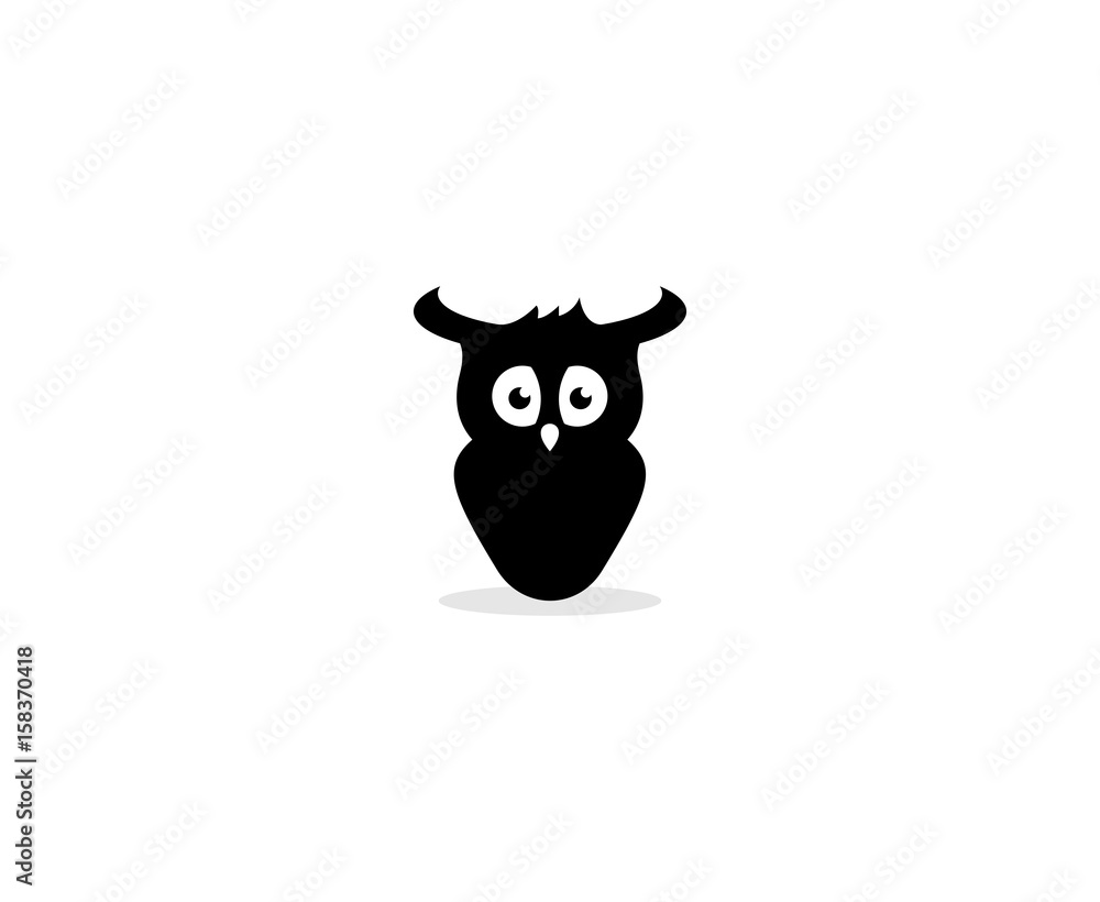 Naklejka premium Owl logo