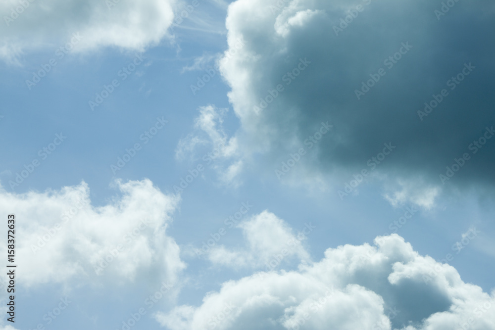 Fototapeta premium Blue sky and white cloud.