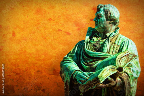 Obraz na płótnie Martin Luther w salonie
