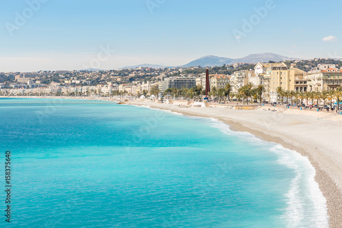Francja Ładna śródziemnomorska plaża