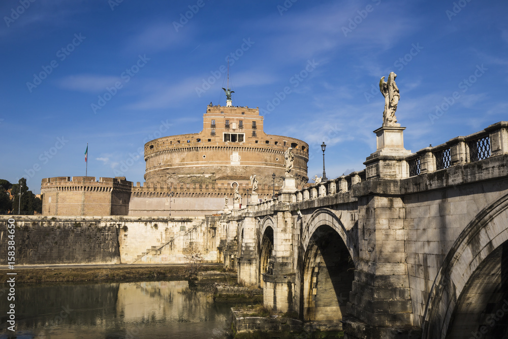 Castel Sant'Angelo in Rome in Italy.