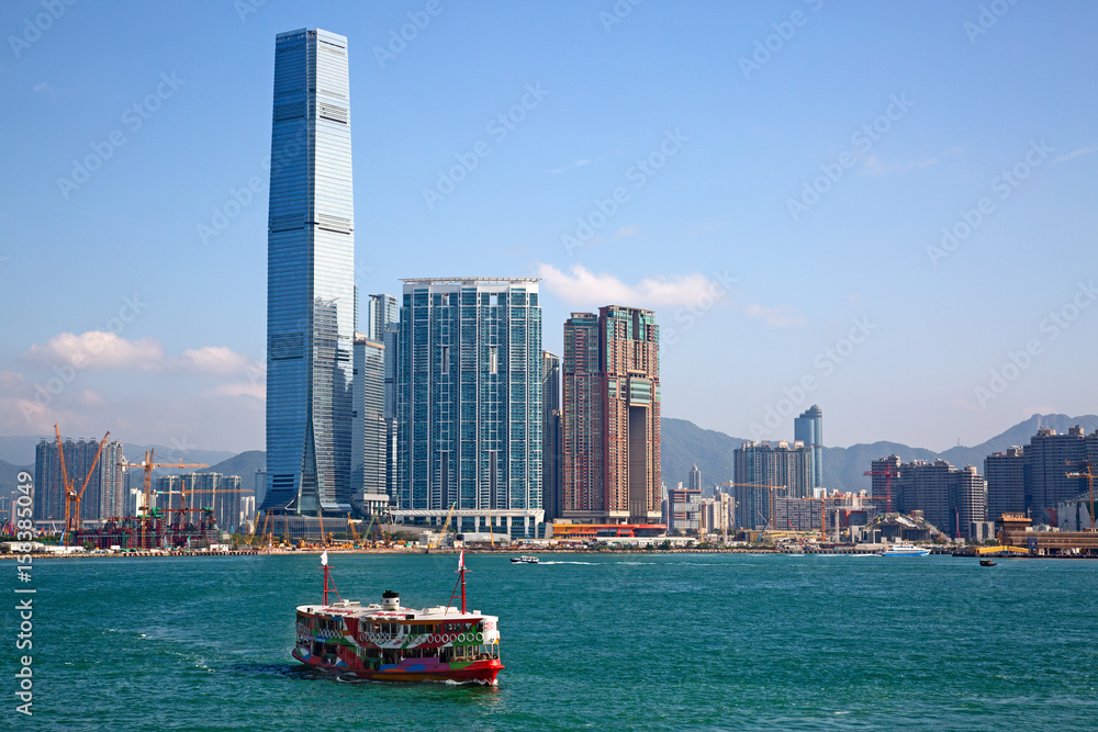 Fototapeta premium Hong Kong ferry