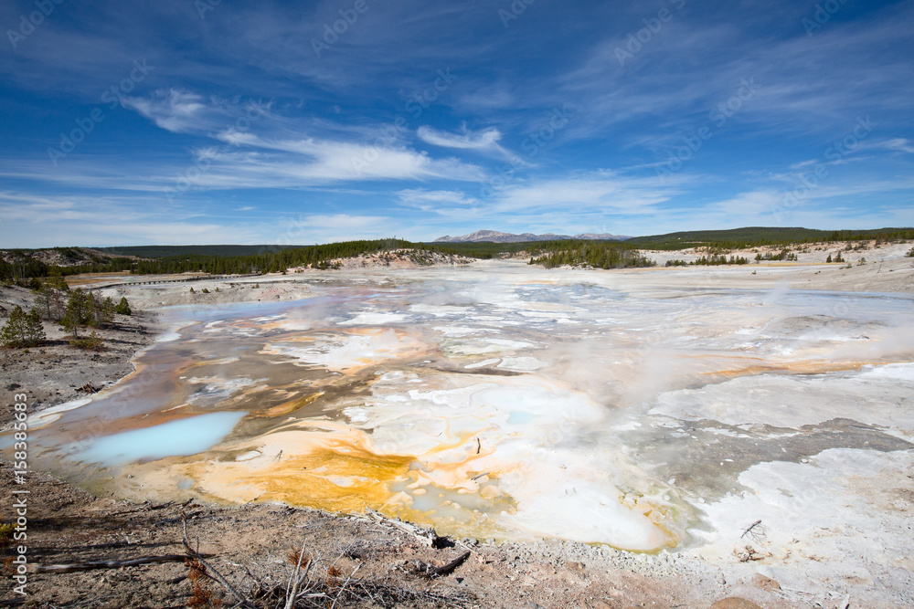 Norris geyser basin