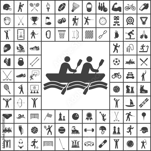 Rowing icons