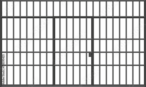 Prison bars vector