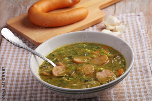 Dutch pea soup snert photo