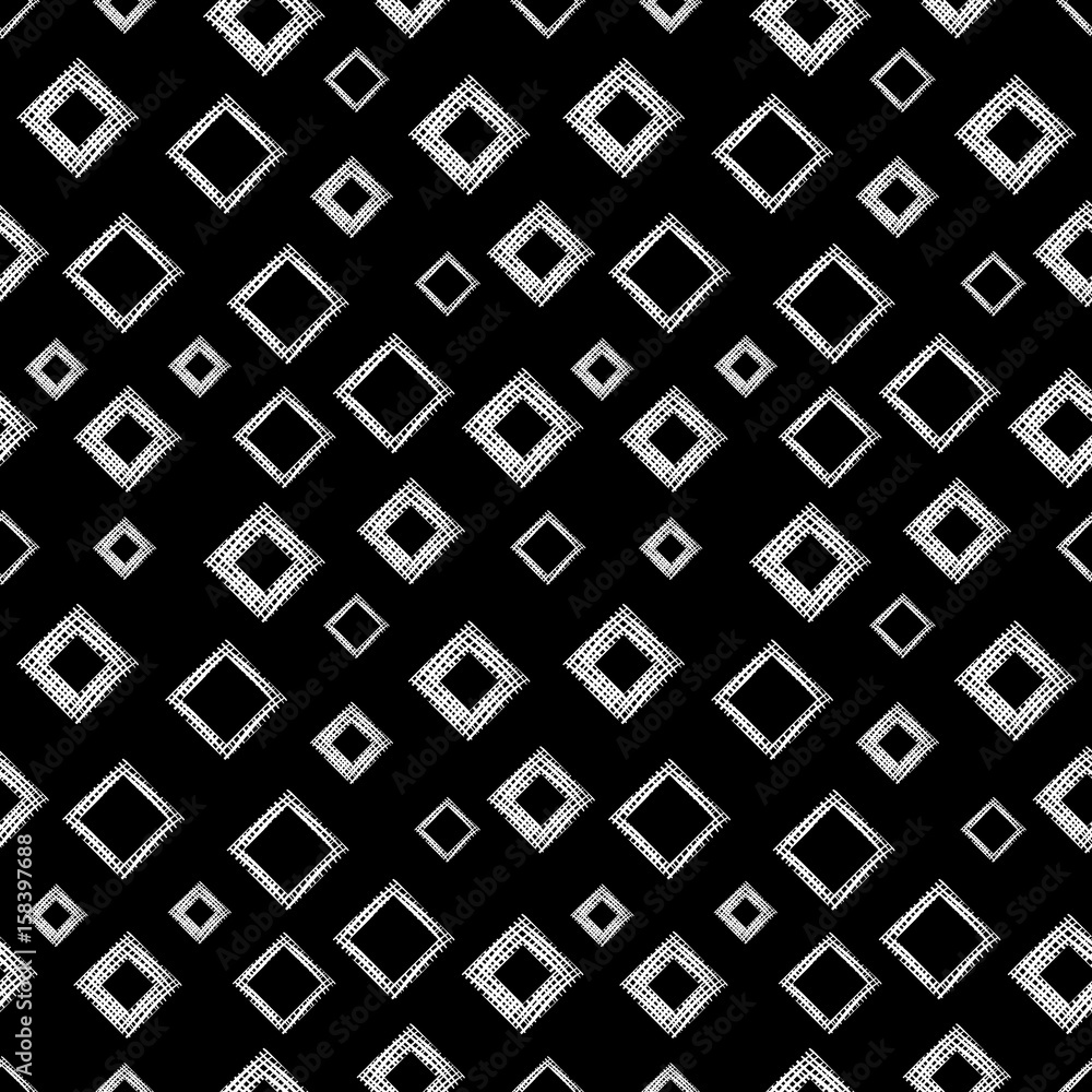 Seamless vector geometrical pattern with rhombus, squares. endless background with hand drawn textured geometric figures. Pastel Graphic illustration Template for wrapping, web backgrounds, wallpaper Seamless vector geometrical pattern with rhombus, squares. endless background with hand drawn textured geometric figures. Pastel Graphic illustration Template for wrapping, web backgrounds, wallpaper
