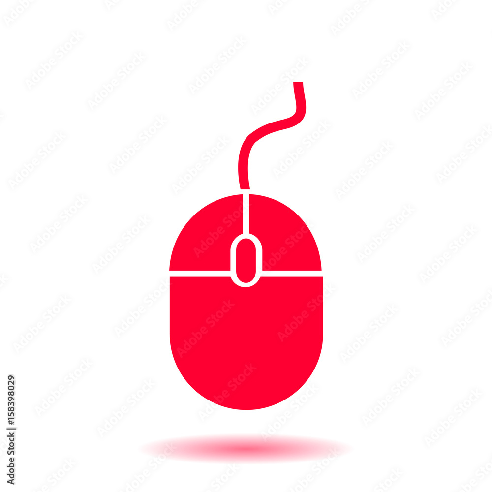 Icon of mouse.
So, click the mouse. Flat design style. Icon of mouse.
So, click the mouse. Flat design style.