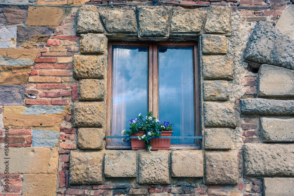 Detail of an italian window