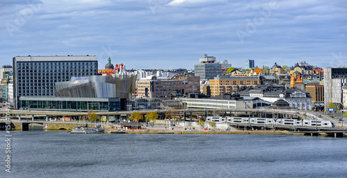 Canvas Print Stockholm Buildings and Architecture