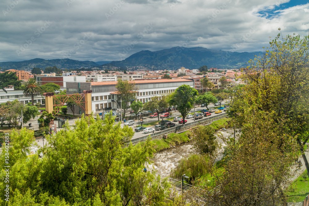 View of Cuenca city, Ecuador