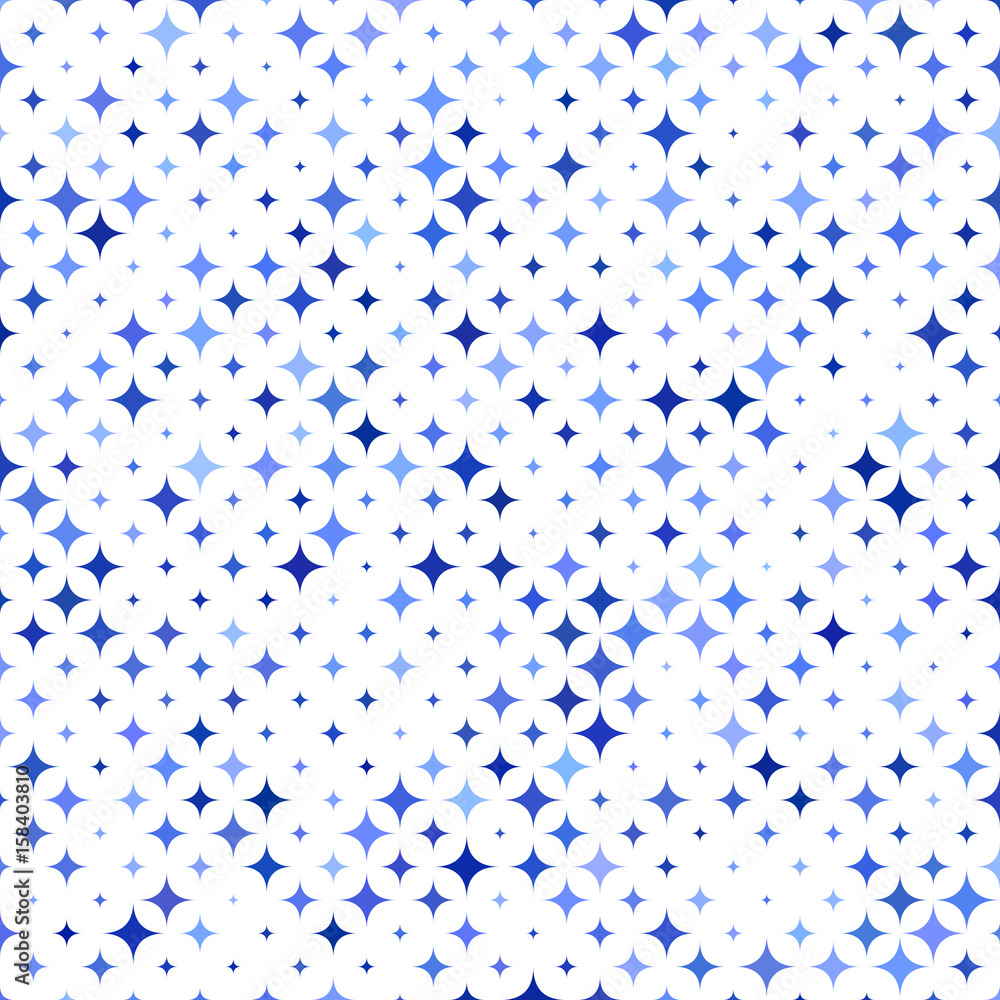 Blue star pattern background - vector illustration Blue star pattern background - vector illustration
