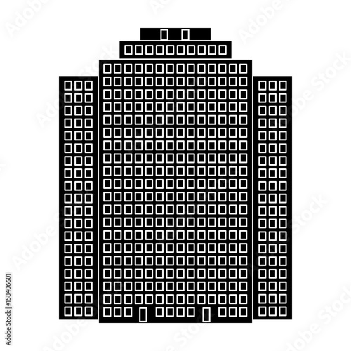 High-rise building, skyscraper,Realtor single icon in black style vector symbol stock illustration web. photo