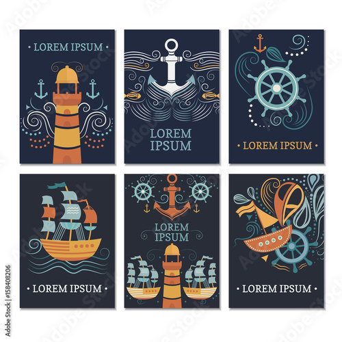  ollection of marine cards.