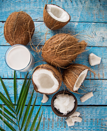 close-up of a coconut oil