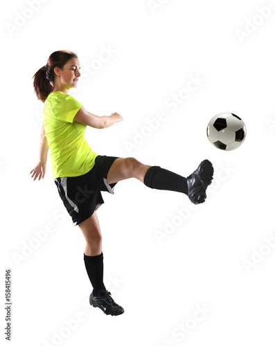 Woman Playing Soccer © R. Gino Santa Maria