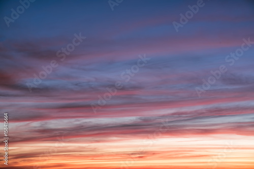 Bright colors in a beautiful sky background