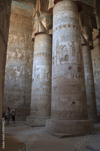 Inside Temple of Dendera