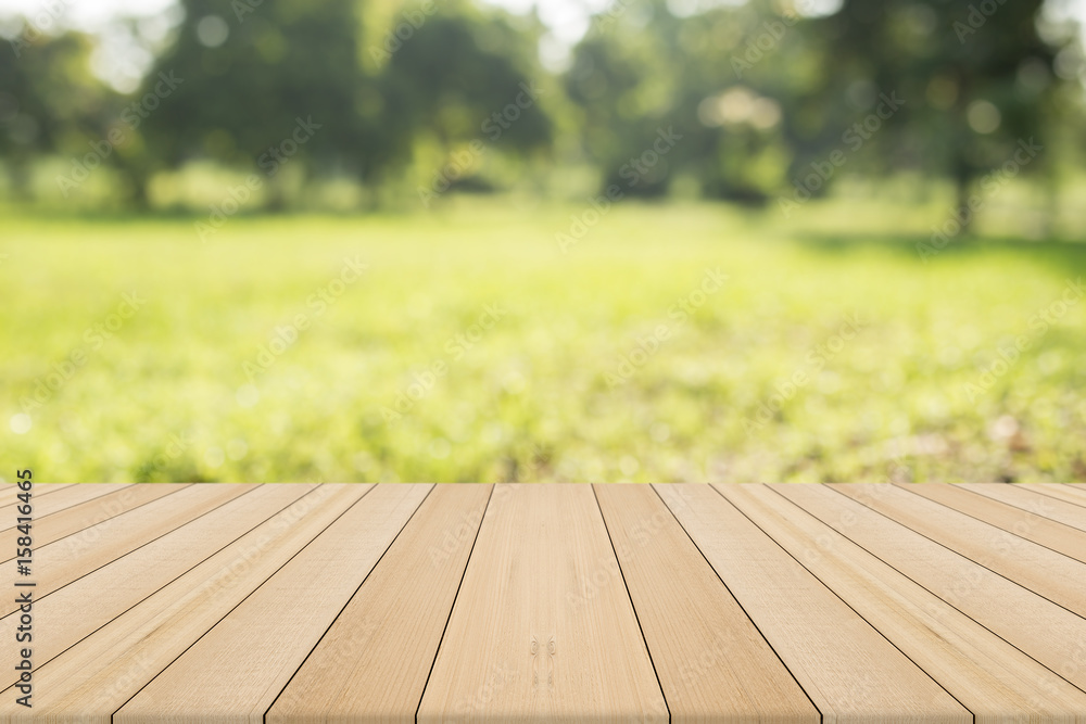 Empty wooden table with natural background,Free space for product editing Empty wooden table with natural background,Free space for product editing