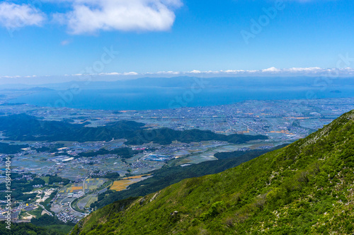 伊吹山から琵琶湖眺望