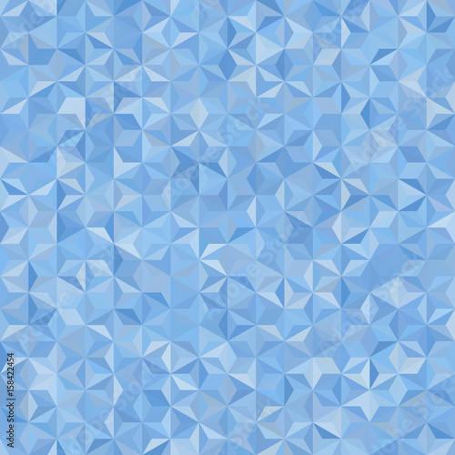 Background of blue geometric shapes. Seamless mosaic pattern. Vector illustration