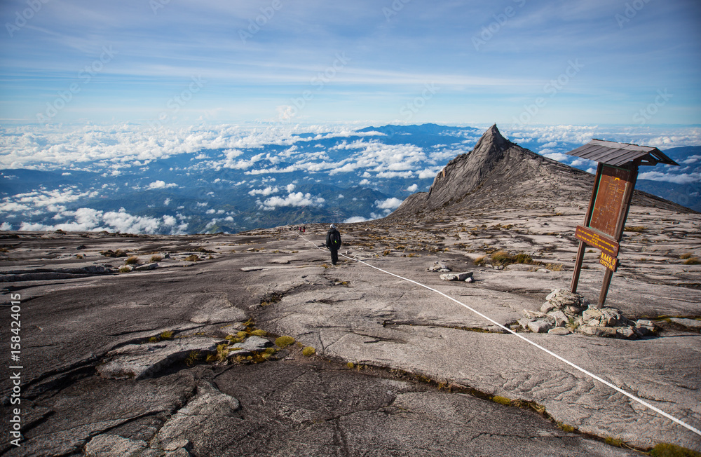 amazing view from the top of Mount Kinabalu