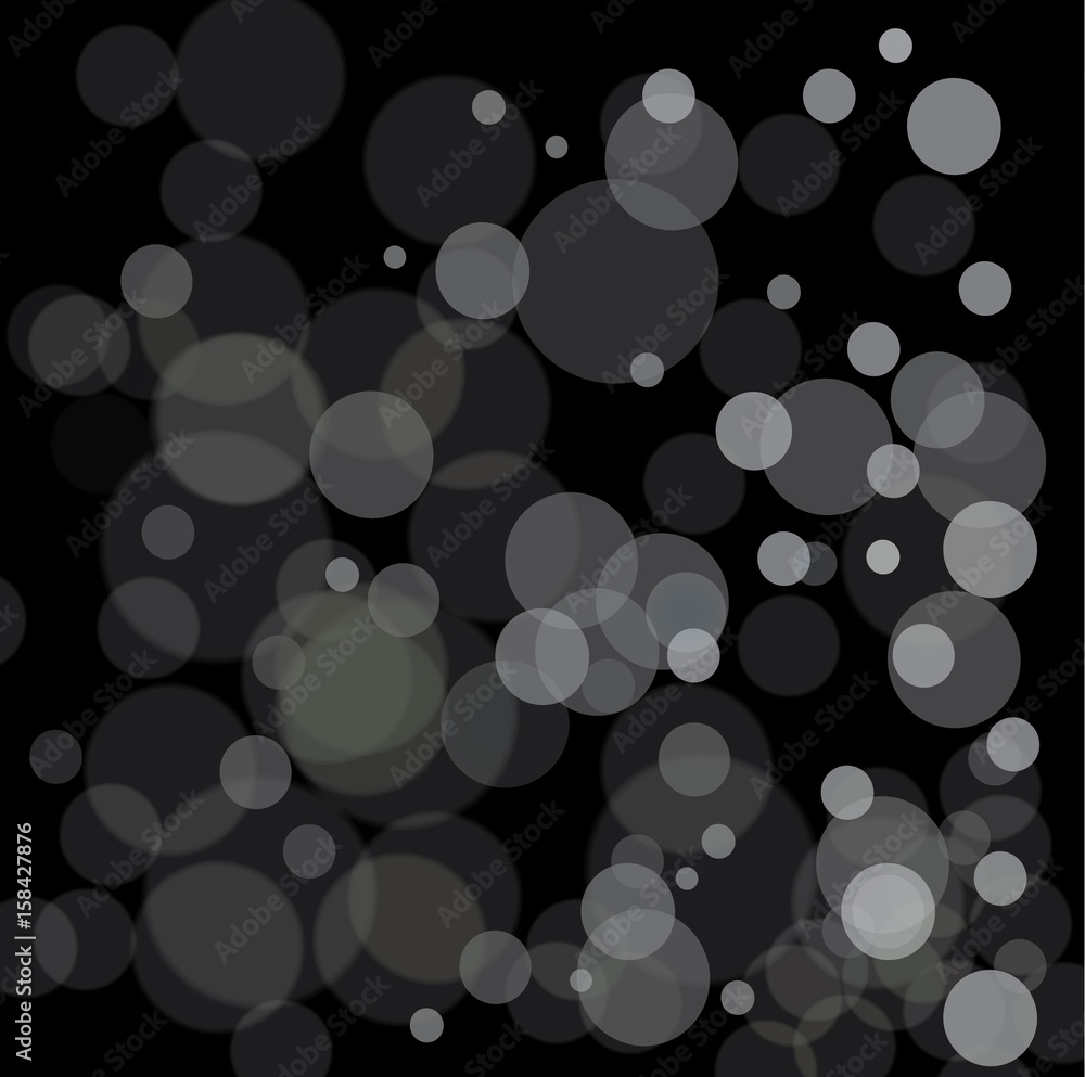 Black bokeh abstract light background Black bokeh abstract light background
