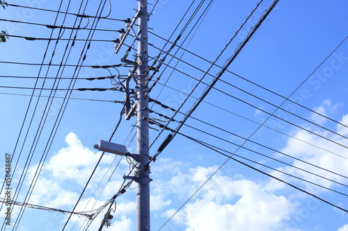 Wallpaper Mural 初夏空と電柱 Torontodigital.ca