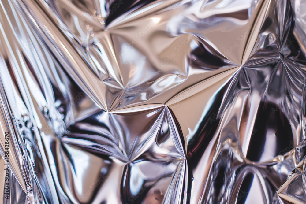 Silver Foil Texture Silver Foil Texture
