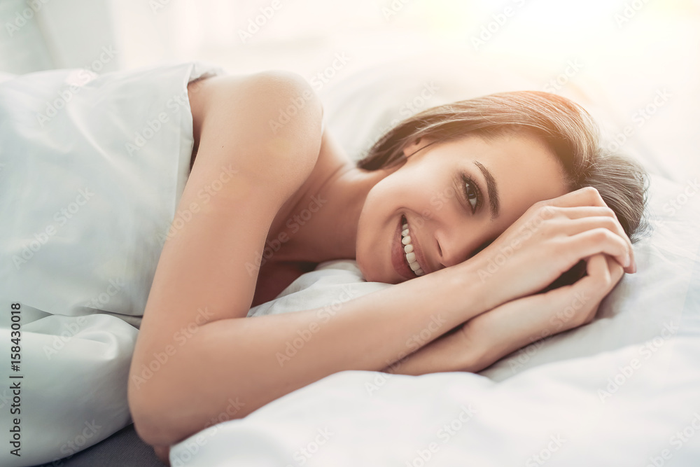 Charming young woman at home Charming young woman at home