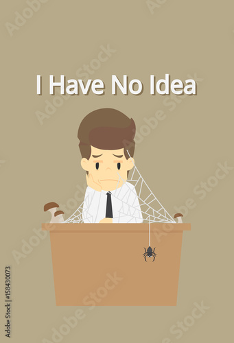 businessman wait too long time