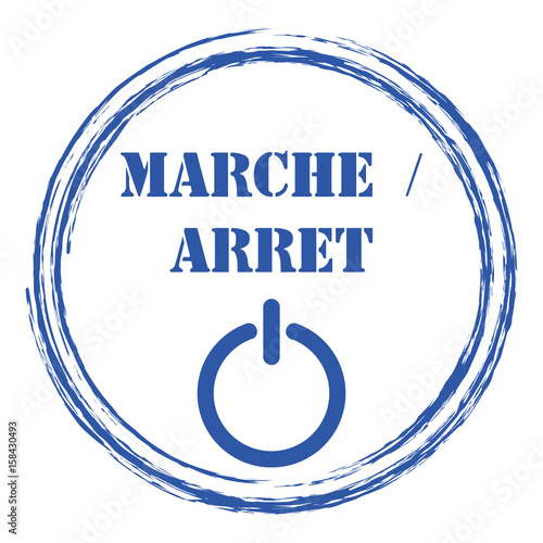 Logo marche / arrêt.