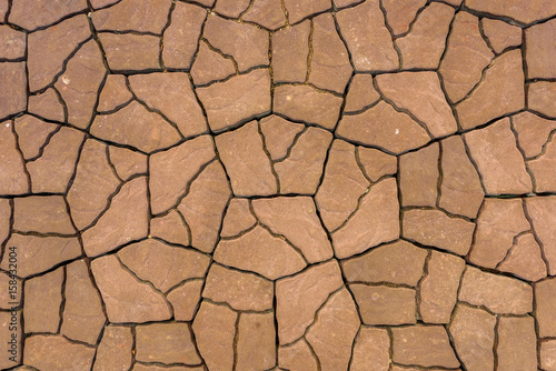 Floor mortar striped natural