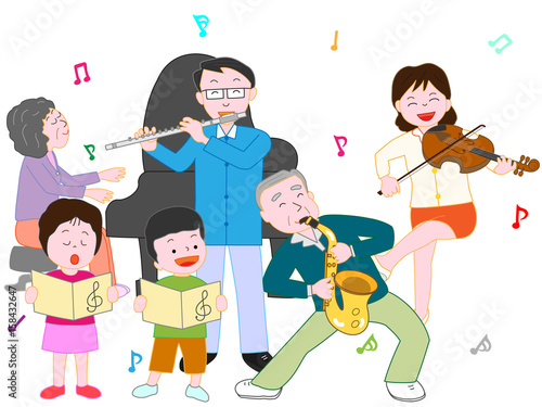 家族で演奏会